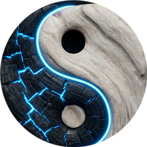 Alles darf sein – Yin und Yang aus Holz und Kohle